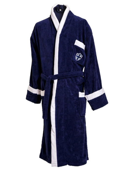 Lord Nelson Victory Velour Robe Marin S/M i gruppen HJEM, HUS & HAVE / Badværelse / Badekåber hos TP E-commerce Nordic AB (38-75396-MA)