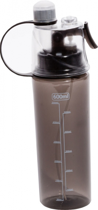 Queen Anne Vattenflaska Med Spray Grå i gruppen SPORT, FRITID & HOBBY / Friluftsliv / Termokander & vandflasker hos TP E-commerce Nordic AB (38-75501-GR)