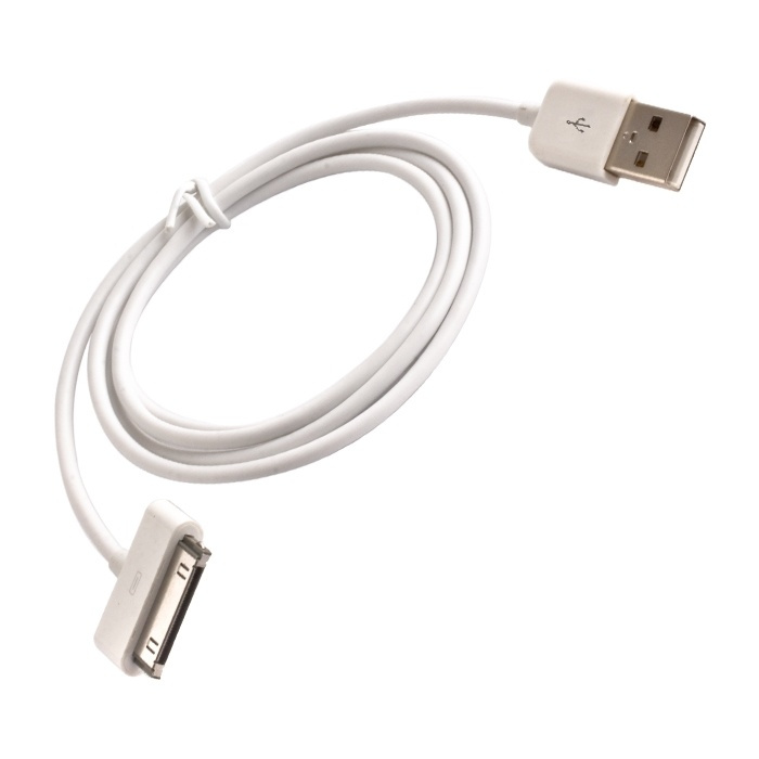 USB-opladerkabel til iPhone 3/4 i gruppen SMARTPHONES & TABLETS / Opladere og kabler / Kabler / Kabler 30 pin hos TP E-commerce Nordic AB (38-75607)