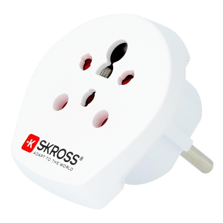 SKROSS El-Adapter Indien/DK till Eur i gruppen HJEM, HUS & HAVE / Elektricitet & Belysning / Rejseadaptere hos TP E-commerce Nordic AB (38-76915)