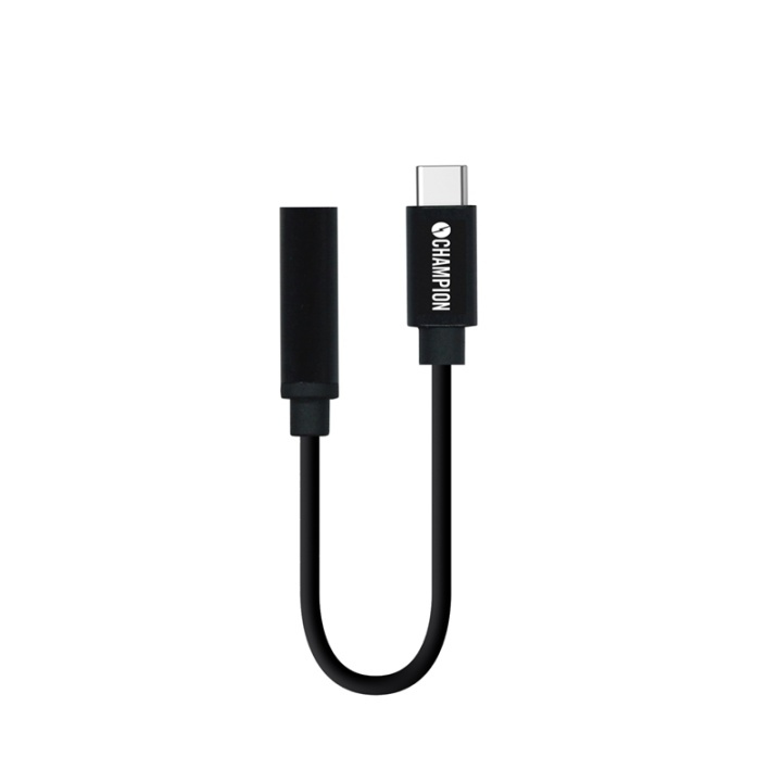 Champion USB-C till 3.5mm adapter i gruppen HJEMMEELEKTRONIK / Lyd & billede / Hovedtelefoner & Tilbehør / Tilbehør hos TP E-commerce Nordic AB (38-76987)