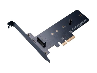 M.2 SSD to PCIe adapter card, Full height and Low profile bracket incl i gruppen COMPUTERTILBEHØR / Computerkomponenter / Harddiske / Adaptere og tilbehør hos TP E-commerce Nordic AB (38-77026)