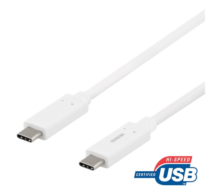 USBC 3.1 GEN2 10Gbps/3A/E-marker 0,5m i gruppen SMARTPHONES & TABLETS / Opladere og kabler / Kabler / Kabler Type C hos TP E-commerce Nordic AB (38-77094)