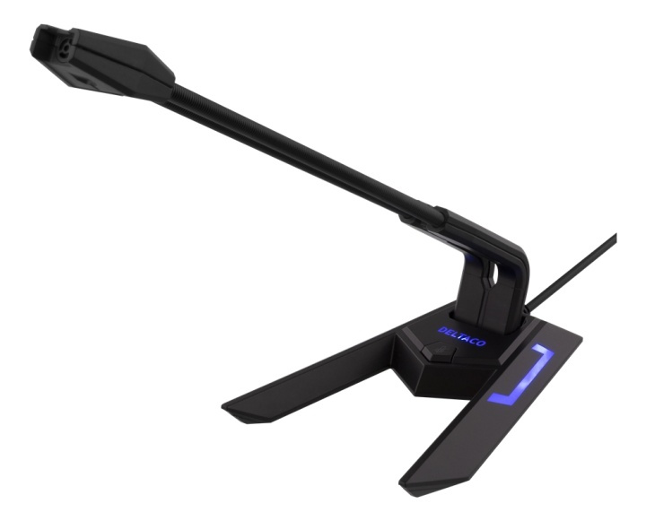 DELTACO USB Desktop Microphone, frequency range, 100Hz - 1kHz, sensiti i gruppen COMPUTERTILBEHØR / Computer Tilbehør / Andet hos TP E-commerce Nordic AB (38-77128)