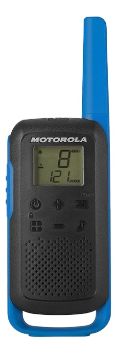 Motorola TLKR T62 Com-radio, 8 kanaler +121subtoner,2xenheter i gruppen SPORT, FRITID & HOBBY / Friluftsliv / Walkie talkie hos TP E-commerce Nordic AB (38-77229)