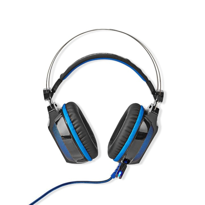 Nedis Gaming Headset | Over-Ear | Surround | USB Type-A | Bøjeligt & Udtrækkelig Mikrofon | 2.10 m | Normal Belysning i gruppen COMPUTERTILBEHØR / GAMING / Headset hos TP E-commerce Nordic AB (38-77449)