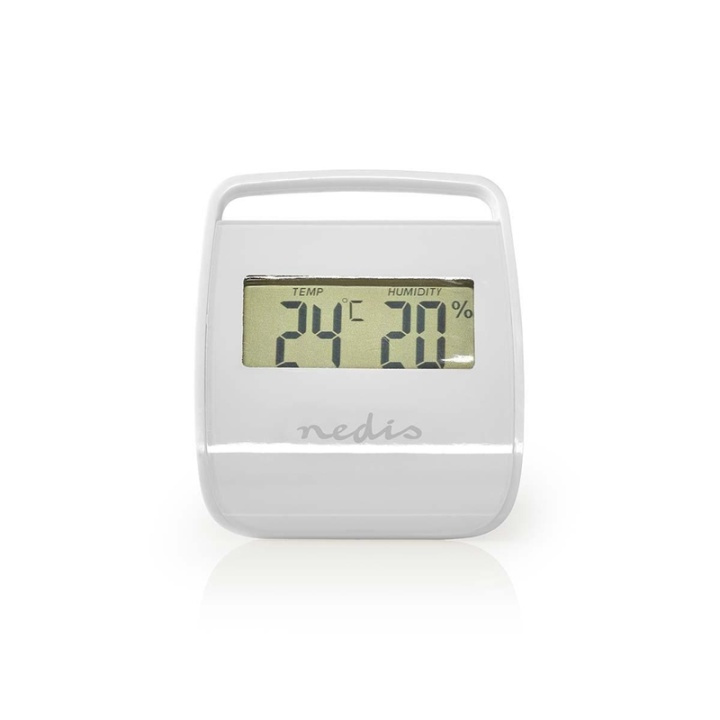 Nedis Digitalt termometer | Indendørs | Indendørs temperatur | Indendørs luftfugtighed | Hvid i gruppen HJEM, HUS & HAVE / Ventilator & Klima apparater / Termometre og vejrstationer hos TP E-commerce Nordic AB (38-77495)