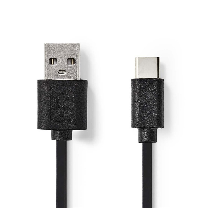 Nedis USB-kabel | USB 2.0 | USB-A Han | USB-C™ Han | 15 W | 480 Mbps | Nikkelplateret | 3.00 m | Runde | PVC | Sort | Konvolut i gruppen SMARTPHONES & TABLETS / Opladere og kabler / Kabler / Kabler Type C hos TP E-commerce Nordic AB (38-77534)