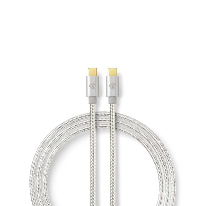 Nedis USB-kabel | USB 3.2 Gen 1 | USB-C™ Han | USB-C™ Han | 60 W | 4K@60Hz | 5 Gbps | Guldplateret | 1.00 m | Runde | Flettet / Nylon | Aluminium | Cover Window Box i gruppen SMARTPHONES & TABLETS / Opladere og kabler / Kabler / Kabler Type C hos TP E-commerce Nordic AB (38-77553)