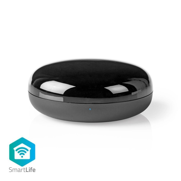 Nedis SmartLife IR Fjernbetjening | Wi-Fi | Universal | Signalområde: 5 m | 38 KHz | USB Drevet | Android™ / IOS | Sort i gruppen HJEMMEELEKTRONIK / Lyd & billede / Tv og tilbehør / Fjernbetjeninger hos TP E-commerce Nordic AB (38-77583)