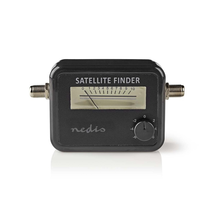 Nedis Satellit Signal Strength Meter | 950-2400 MHz | Input følsomhed: 83 dB | Output niveau: 102 dBuV | Sort i gruppen HJEMMEELEKTRONIK / Lyd & billede / Tv og tilbehør / Antenner og tilbehør hos TP E-commerce Nordic AB (38-77605)