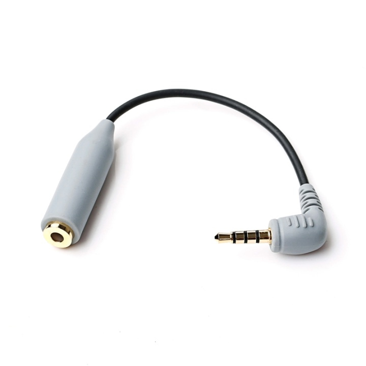 BOYA Mikrofonadapter 3.5mm BY-CIP TRS - TRRS Hun-Han i gruppen HJEMMEELEKTRONIK / Kabler og adaptere / Audio Analog / Adaptere hos TP E-commerce Nordic AB (38-77709)