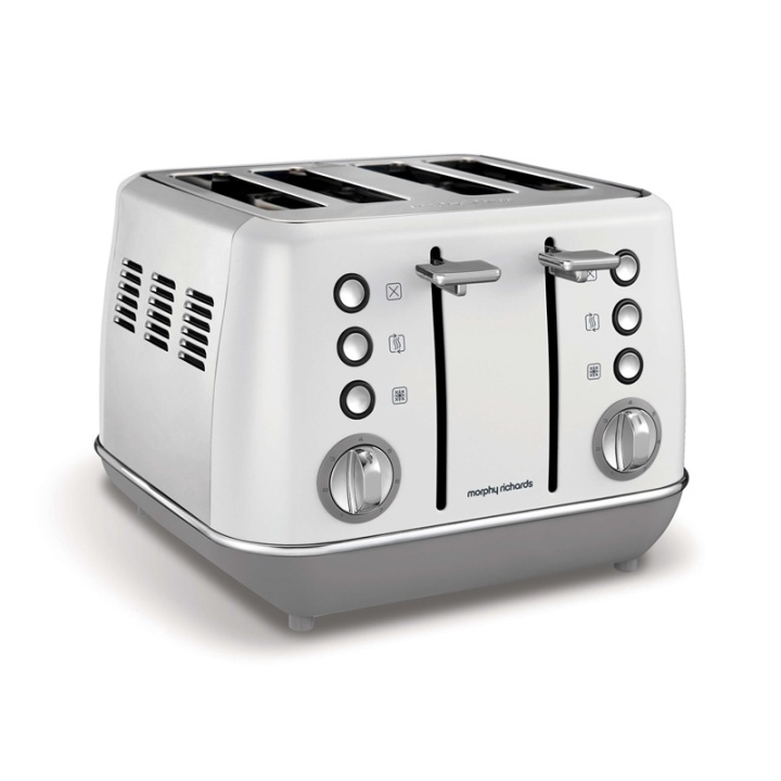 Morphy Richards Brødrister Evoke 4 Skiver Hvid i gruppen HJEM, HUS & HAVE / Husholdningsapparater / Brødristere & Sandwich Makers / Brødristere hos TP E-commerce Nordic AB (38-77750)