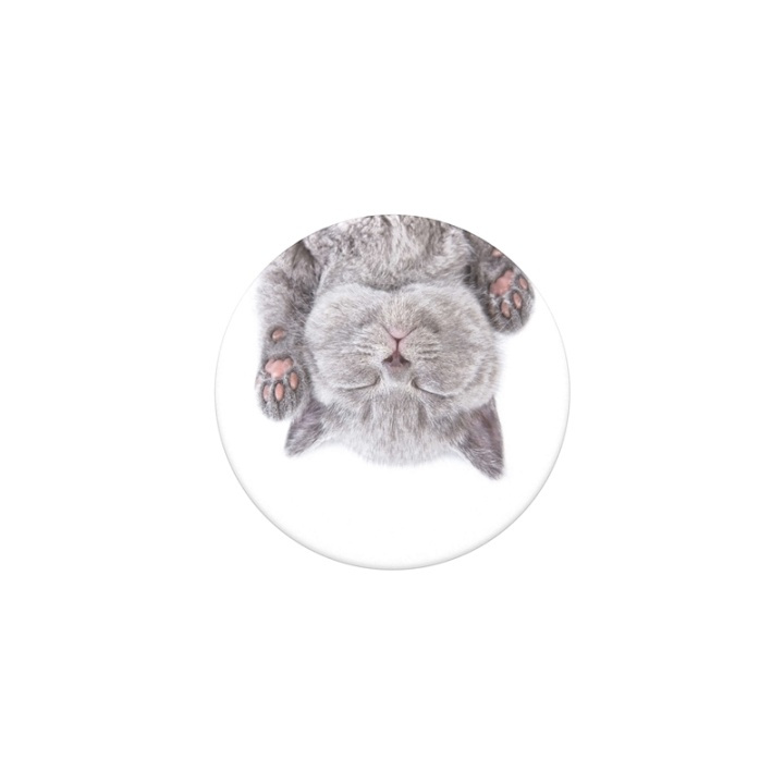 PopSockets Cat Nap Aftageligt Greb m. Standerfunktion i gruppen SMARTPHONES & TABLETS / Øvrigt tilbehør / Popsockets hos TP E-commerce Nordic AB (38-77865)