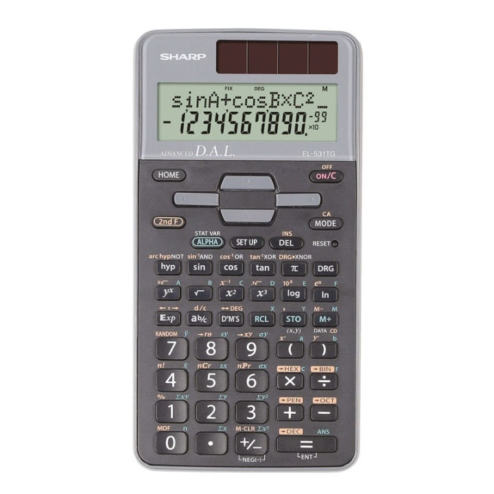 Sharp Kalkylator EL531THBGY i gruppen HJEM, HUS & HAVE / Ure og tællere / Lommeregnere hos TP E-commerce Nordic AB (38-77971)