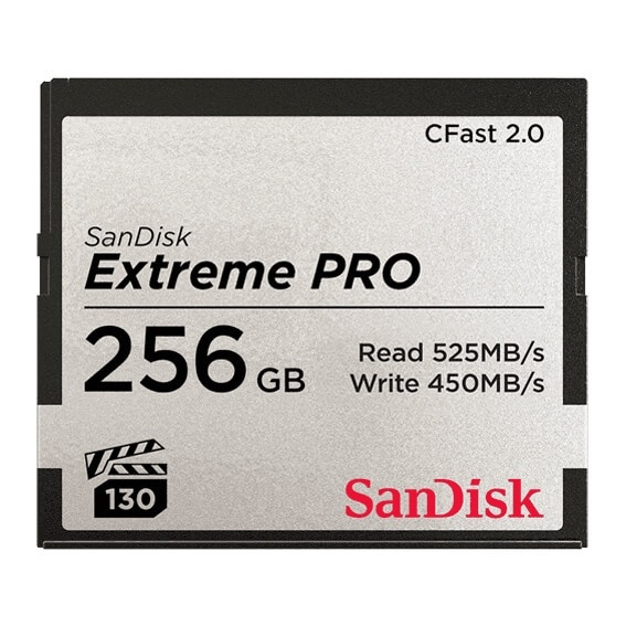 SANDISK Cfast 2.0 Extreme Pro 256GB 525MB/s VPG130 i gruppen HJEMMEELEKTRONIK / Lagringsmedier / Hukommelseskort / SD/SDHC/SDXC hos TP E-commerce Nordic AB (38-77989)