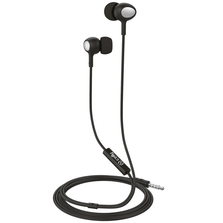 Celly UP500 Stereoheadset In-ear Sv i gruppen HJEMMEELEKTRONIK / Lyd & billede / Hovedtelefoner & Tilbehør / Hovedtelefoner hos TP E-commerce Nordic AB (38-78120)