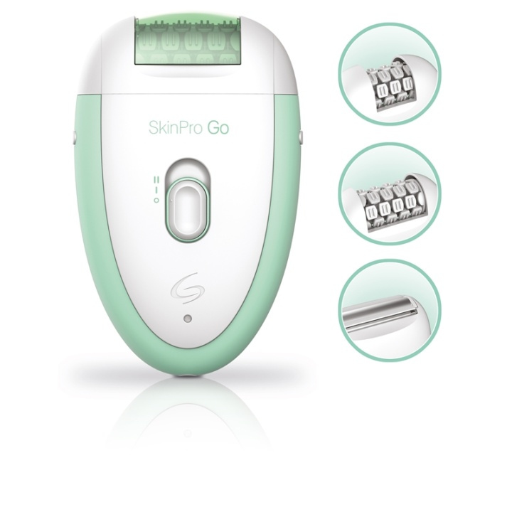 Gama Epilator SKINPRO GO II GE0130 i gruppen SKØNHED & HELSE / Hår og styling / Hårfjerning / Epilatorer hos TP E-commerce Nordic AB (38-78164)