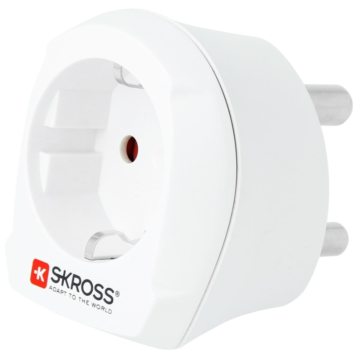 SKROSS El-Adapter Europa -> Sydafrika i gruppen HJEM, HUS & HAVE / Elektricitet & Belysning / Rejseadaptere hos TP E-commerce Nordic AB (38-78288)