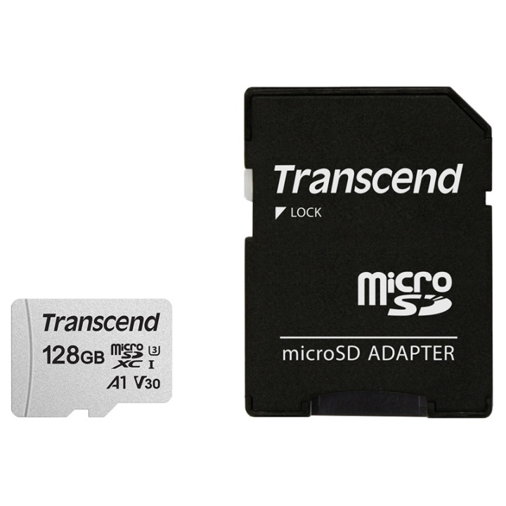 Transcend microSDXC 128GB U3 (R95/W45) i gruppen HJEMMEELEKTRONIK / Lagringsmedier / Hukommelseskort / SD/SDHC/SDXC hos TP E-commerce Nordic AB (38-78297)