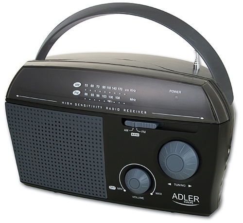 Adler FM-radio AD 1119 AM/FM i gruppen HJEMMEELEKTRONIK / Lyd & billede / Hjemmebiograf, HiFi & Bærbar / Radio og vækkeure / Radio hos TP E-commerce Nordic AB (38-78309)