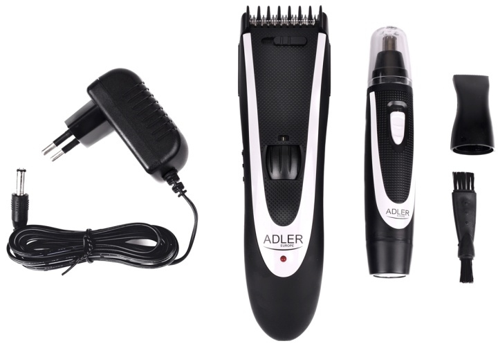 Adler AD2822 Hårtrimmer + næsetrimmer i gruppen SKØNHED & HELSE / Hår og styling / Barbering og trimning / Næsehårstrimmer hos TP E-commerce Nordic AB (38-78332)