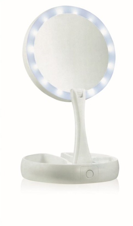 Cenocco foldbart LED-spejl (CC-9050) i gruppen SKØNHED & HELSE / Makeup / Sminkespejl hos TP E-commerce Nordic AB (38-78476)