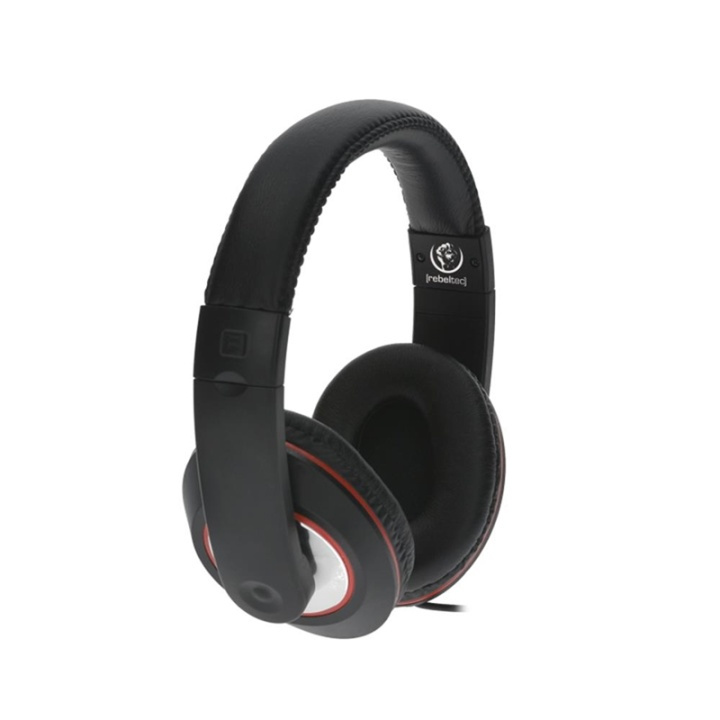 Rebeltec Fide hovedtelefoner, sort i gruppen COMPUTERTILBEHØR / GAMING / Headset hos TP E-commerce Nordic AB (38-78970)