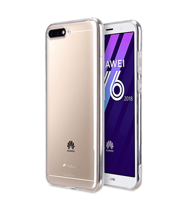 Gennemsigtig TPU cover til Huawei Y6 2018 i gruppen SMARTPHONES & TABLETS / Mobil Beskyttelse / Huawei/Honori hos TP E-commerce Nordic AB (38-79138)
