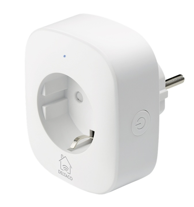 DELTACO SH-P01E Smart Home Plug with energy monitoring, 2.4GHz, white i gruppen HJEM, HUS & HAVE / Smart hjem / Energimåler hos TP E-commerce Nordic AB (38-79217)