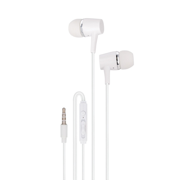 Maxlife MXEP-02 - In-Ear-hovedtelefoner med mikrofon, hvid i gruppen HJEMMEELEKTRONIK / Lyd & billede / Hovedtelefoner & Tilbehør / Hovedtelefoner hos TP E-commerce Nordic AB (38-79273)