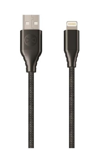 Forever Core - Fast Charge Lightning Sync/Charge-kabel (2,4A), 3 m i gruppen SMARTPHONES & TABLETS / Opladere og kabler / Kabler / Kabler Lightning hos TP E-commerce Nordic AB (38-79379)