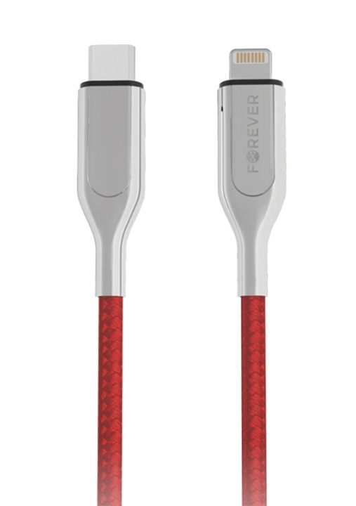 Forever Core - USB-C/Lightning (3A) MFI, 1,5 m i gruppen SMARTPHONES & TABLETS / Opladere og kabler / Kabler / Kabler Lightning hos TP E-commerce Nordic AB (38-79382)