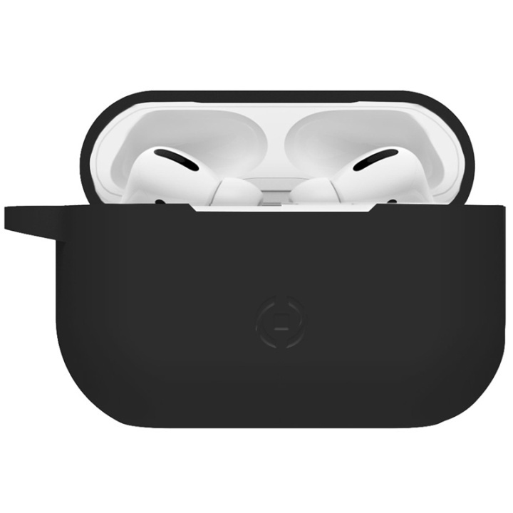 Celly Airpods Pro skyddsfodral Svart i gruppen HJEMMEELEKTRONIK / Lyd & billede / Hovedtelefoner & Tilbehør / Tilbehør hos TP E-commerce Nordic AB (38-79586)