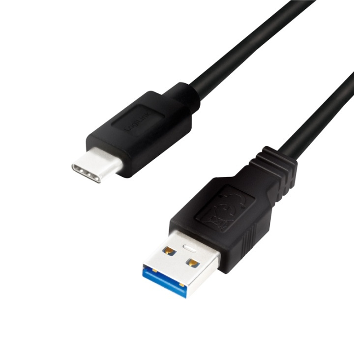 LogiLink USB3.2 Gen1x1 USB - USB-C 2m i gruppen COMPUTERTILBEHØR / Kabler og adaptere / USB / USB-C hos TP E-commerce Nordic AB (38-79731)