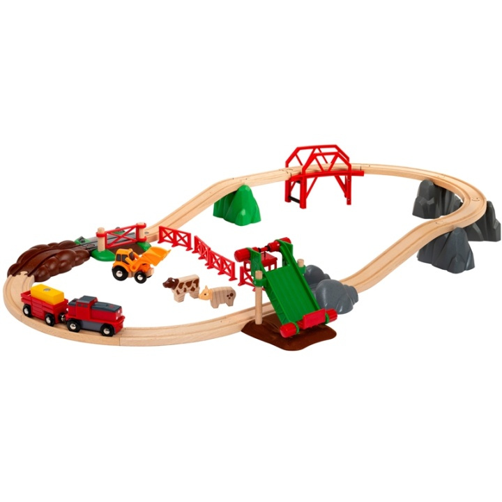 Brio 33984 Bondgårdsset med djur i gruppen LEGETØJ, BØRN & BABY / Legetøj / Bygge legesager / Brio togbaner hos TP E-commerce Nordic AB (38-79969)