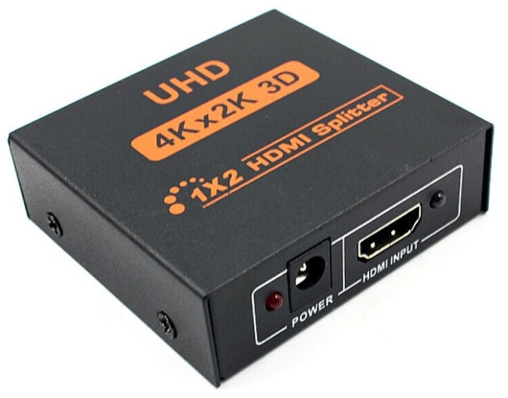 HDMI Splitter 2 port 4Kx2K i gruppen COMPUTERTILBEHØR / Kabler og adaptere / HDMI / VGA / DVI switche hos TP E-commerce Nordic AB (38-80522)