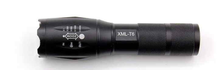 XML-T6 - vandtæt lommelygte med 3800 lumen & zoom-effekt i gruppen SPORT, FRITID & HOBBY / Lommelygter og Pandelygter / Lommelygter hos TP E-commerce Nordic AB (38-80758)