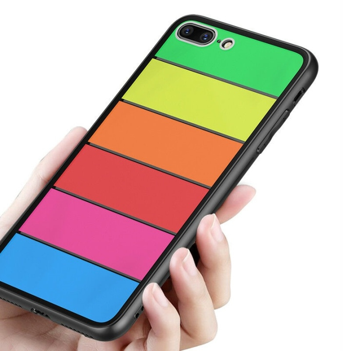 Regnbuefarvet skal til iPhone XR i gruppen SMARTPHONES & TABLETS / Mobil Beskyttelse / Apple / iPhone XR / Cover hos TP E-commerce Nordic AB (38-80846)