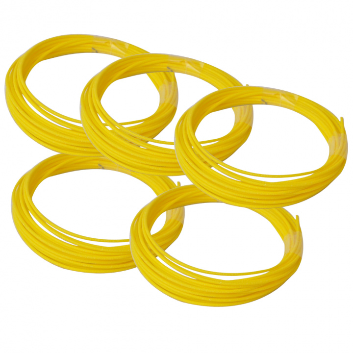 PLA-filament til 3D-pen, gul i gruppen LEGETØJ, BØRN & BABY / Legetøj / Hobbyartikler hos TP E-commerce Nordic AB (38-80851)