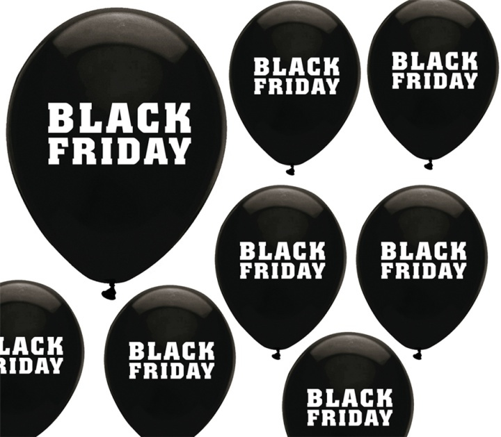 100-pakke Black Friday Balloner i gruppen SPORT, FRITID & HOBBY / Sjove gadgets / Sjove gadgets hos TP E-commerce Nordic AB (38-80926)