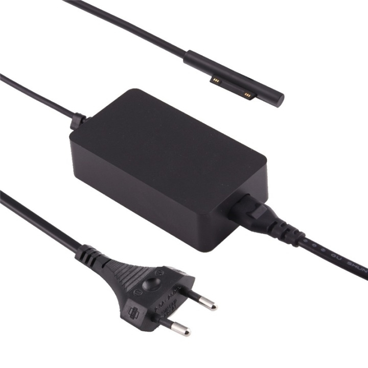 AC adapter till Microsoft Surface Pro 3 1625 36W i gruppen COMPUTERTILBEHØR / Bærbare computere og tilbehør / Oplader / Opladere til laptops / Microsoft hos TP E-commerce Nordic AB (38-81044)