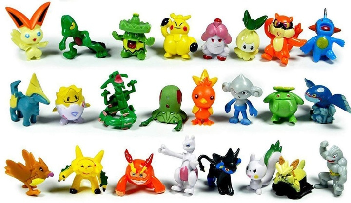 24st söta och färgglada pokémonfigurer i gruppen LEGETØJ, BØRN & BABY / Legetøj / Figurer & miniaturer hos TP E-commerce Nordic AB (38-81121)