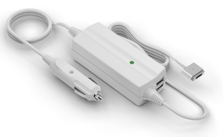 Biloplader til Apple Magsafe 45/60W 2 ekstra USB-porte i gruppen BIL / Tilbehør / Accessories / 12 volt tilbehør hos TP E-commerce Nordic AB (38-81201)