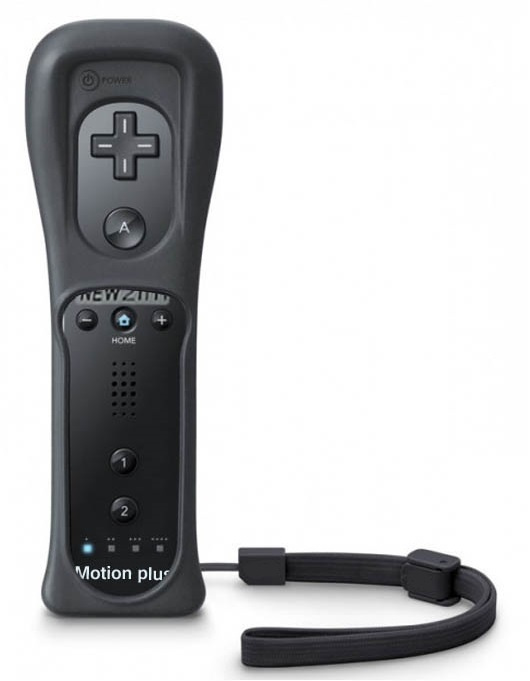 Remote Plus till Wii/Wii U, Svart i gruppen HJEMMEELEKTRONIK / Spilkonsoller og tilbehør / Nintendo Wii hos TP E-commerce Nordic AB (38-81310)
