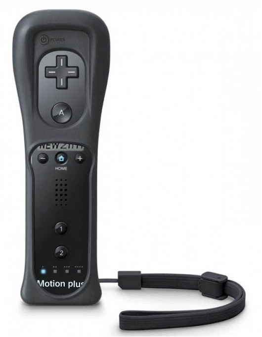 Remote Plus til Wii/Wii U, Sort i gruppen HJEMMEELEKTRONIK / Spilkonsoller og tilbehør / Nintendo Wii hos TP E-commerce Nordic AB (38-81310)