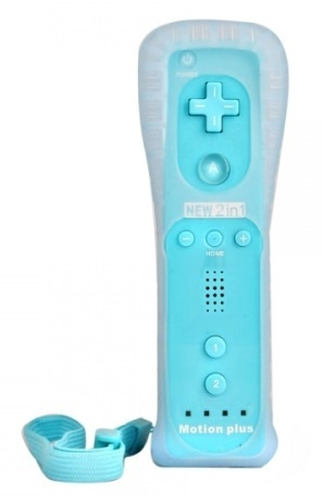 Remote Plus til Wii/Wii U, Blå i gruppen HJEMMEELEKTRONIK / Spilkonsoller og tilbehør / Nintendo Wii hos TP E-commerce Nordic AB (38-81312)
