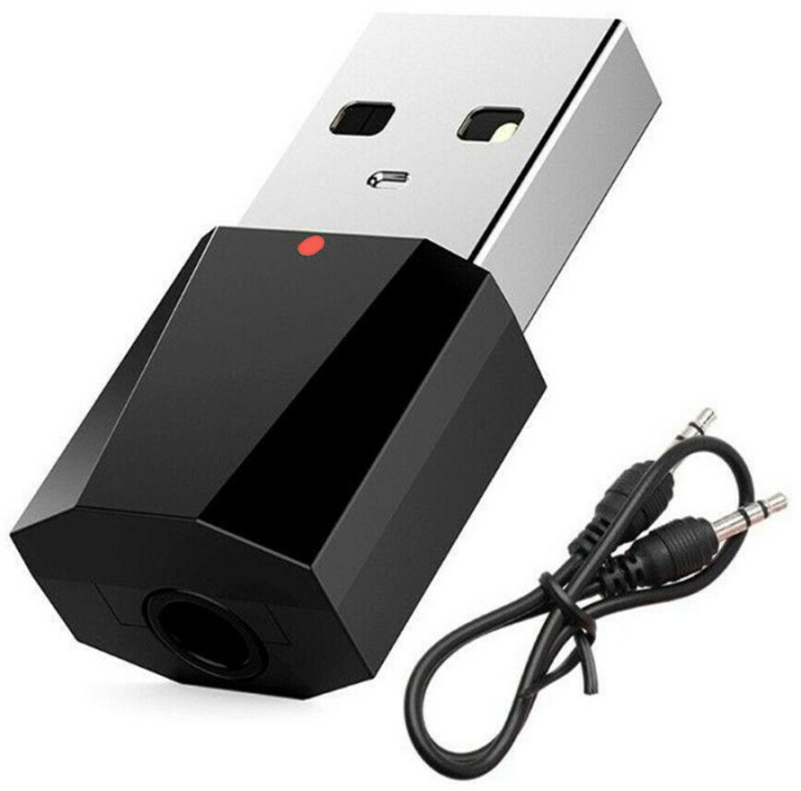 Bluetooth-lydtransmitter USB, sort i gruppen HJEMMEELEKTRONIK / Lyd & billede / Trådløs lydoverførsel hos TP E-commerce Nordic AB (38-81336)