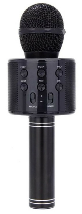Karaoke-mikrofon med Bluetooth, Svart i gruppen SPORT, FRITID & HOBBY / Sjove gadgets / Sjove gadgets hos TP E-commerce Nordic AB (38-81386)