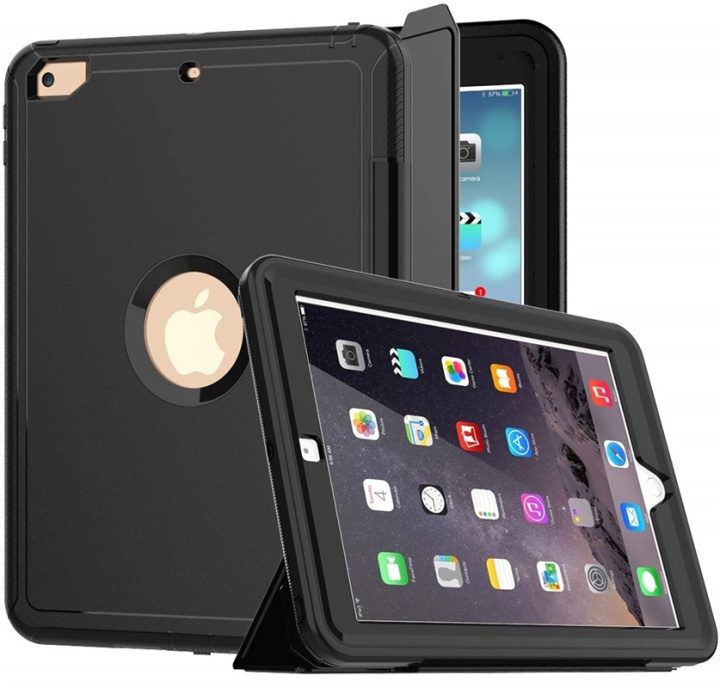 Fulltäckande skal med inbyggt skärmskydd, iPad 10.2 2019 i gruppen SMARTPHONES & TABLETS / Tablet beskyttelse / Apple iPad hos TP E-commerce Nordic AB (38-81418)